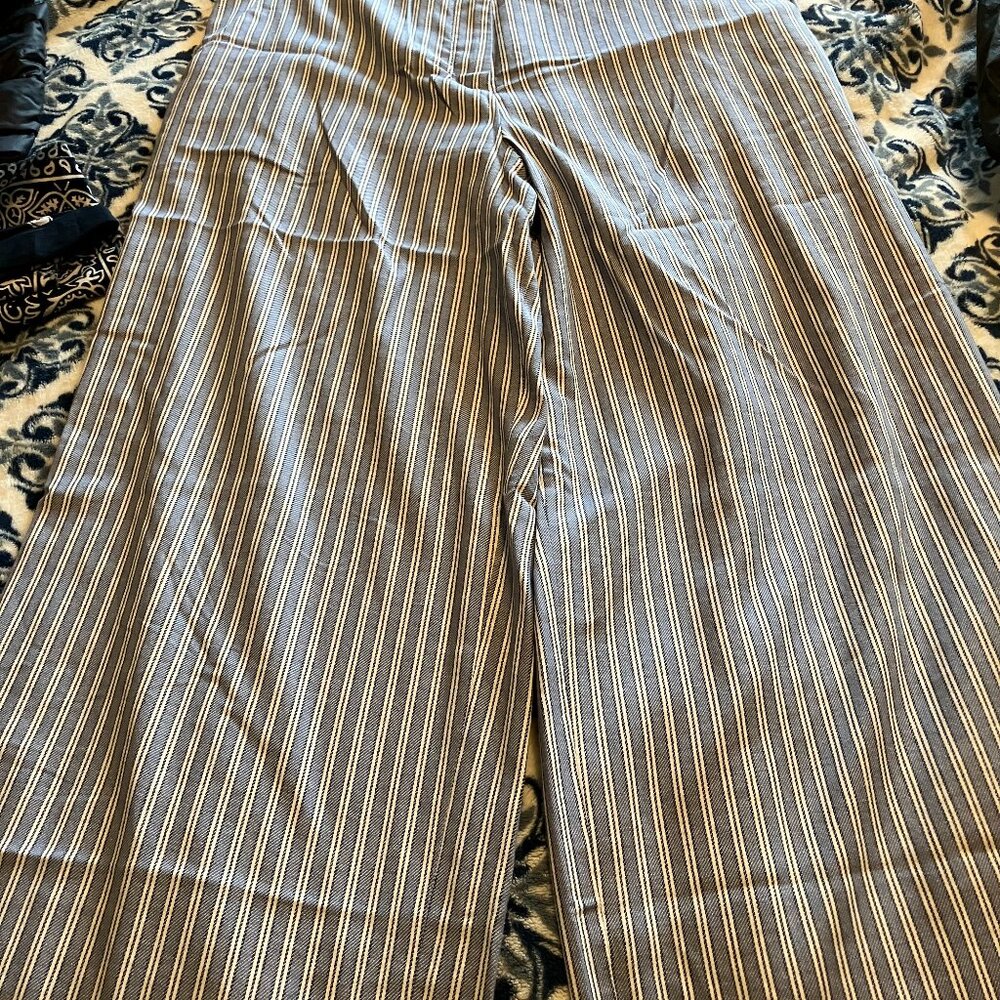 BCBG  Wide Leg Strip Pants